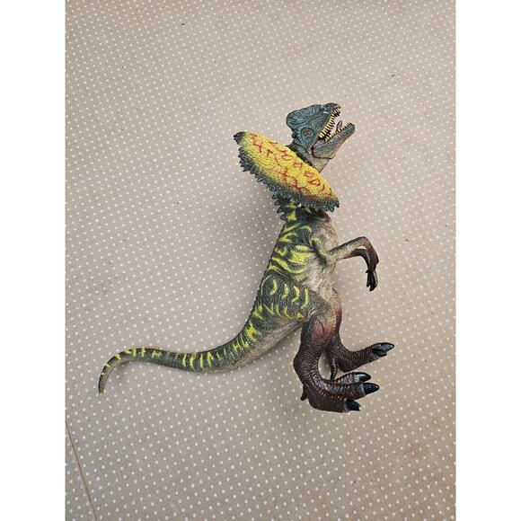 2020 Adventure Force Dilophosaurus Realistic Sturdy Plastic Dinosaur Figure - Picture 2 of 13